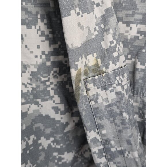 US Army Combat Uniform Jacket Mens Medium Long ACU Camo Digital Ripstop Military - Picture 2 of 7